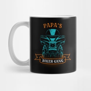 Papa's Biker Gang Father's Day Mug